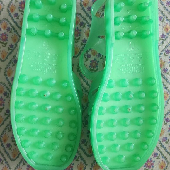 Jelly green sandals - Picture 2 of 5